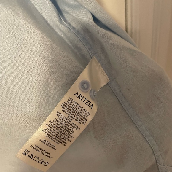 Babaton Light Blue Casual Button Down Shirt - Picture 5 of 5